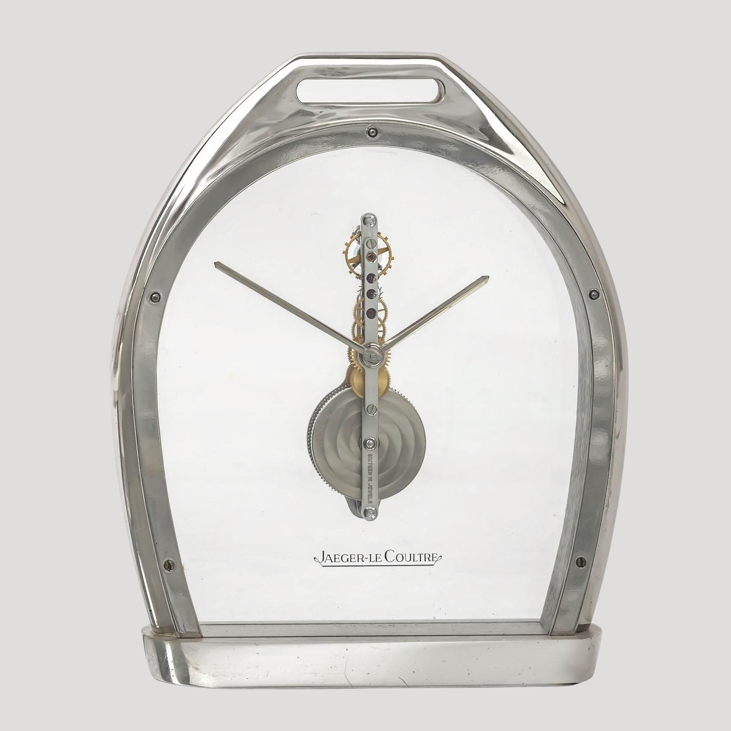 Jaeger-LeCoultre 8 Days Etrier for Hermès Baguette Table Clock