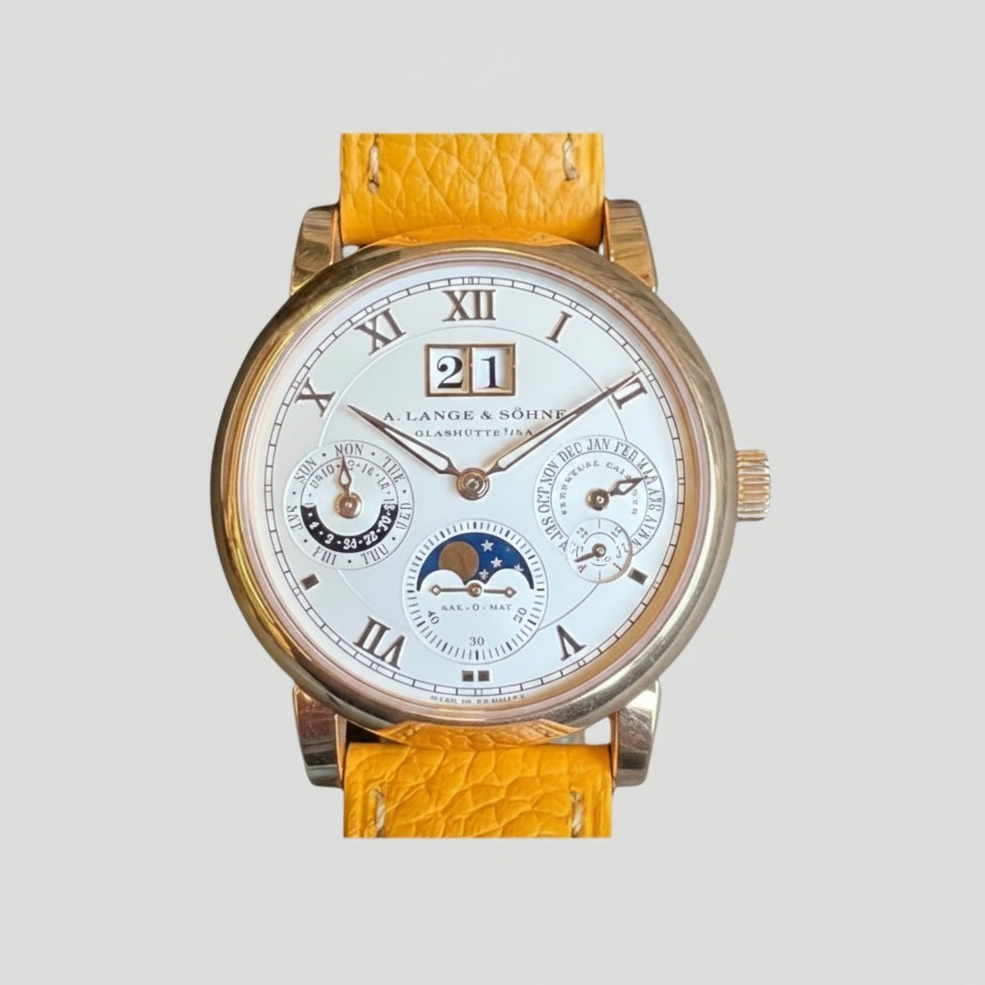 Lange & Sohne Langematik Perpetual Calender 18K Gold Moon Phase Ref.310.021