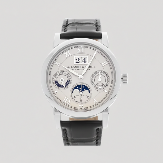 Lange & Sohne Langematik Perpetual Calender Platinum Moon Phase Ref.310.025E