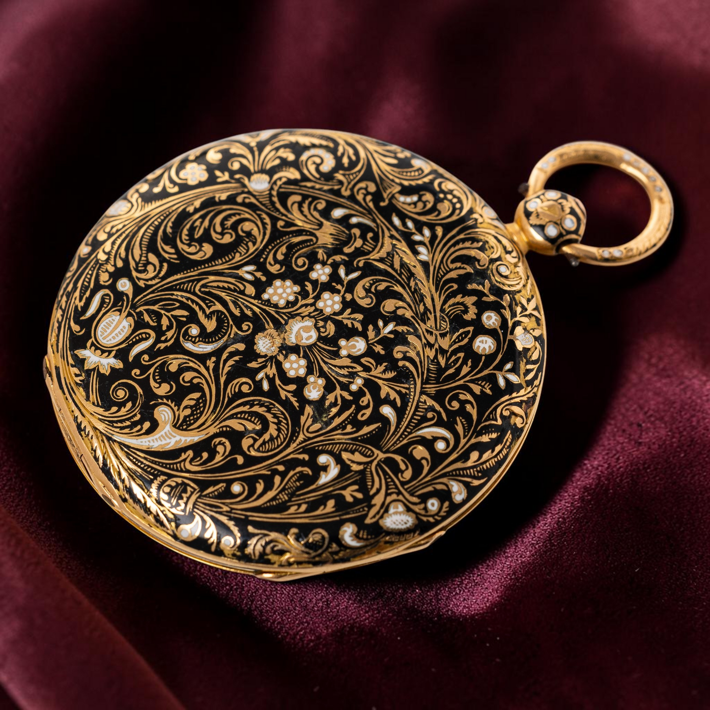 “Le Sieur à Paris” 18k Gold jumping hour open-face pocket watch early 19c Rare Collector