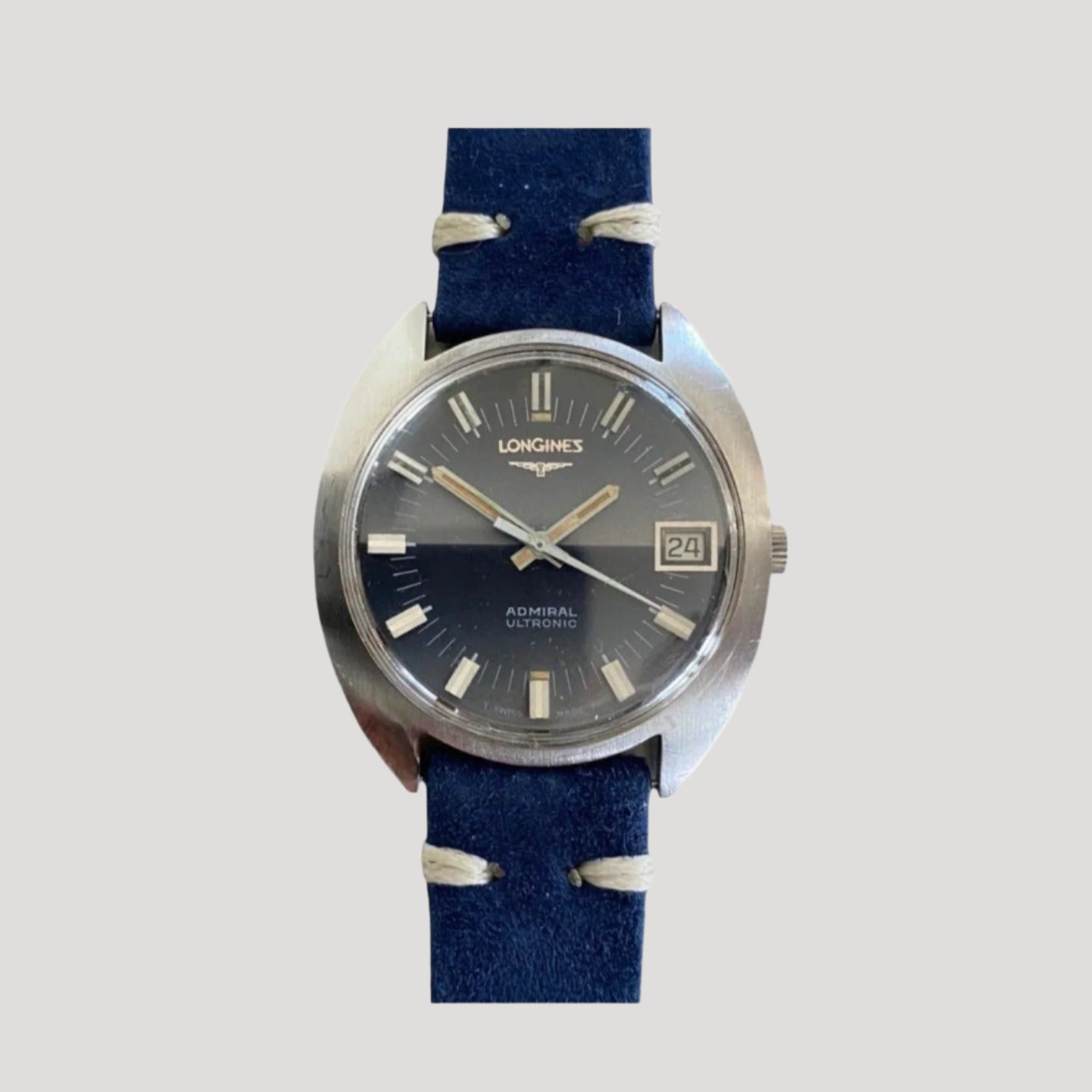 Longines Admiral Ultronic Vintage Ref. 2332 Blue Dial Archives extract