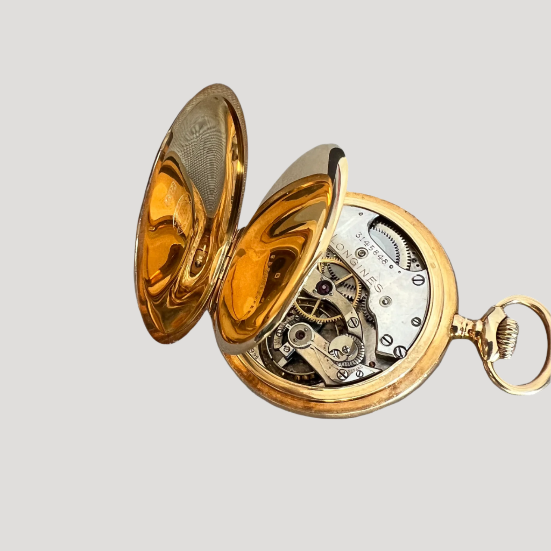 Longines Massive 18k Gold Watch 1919' Archives Extract