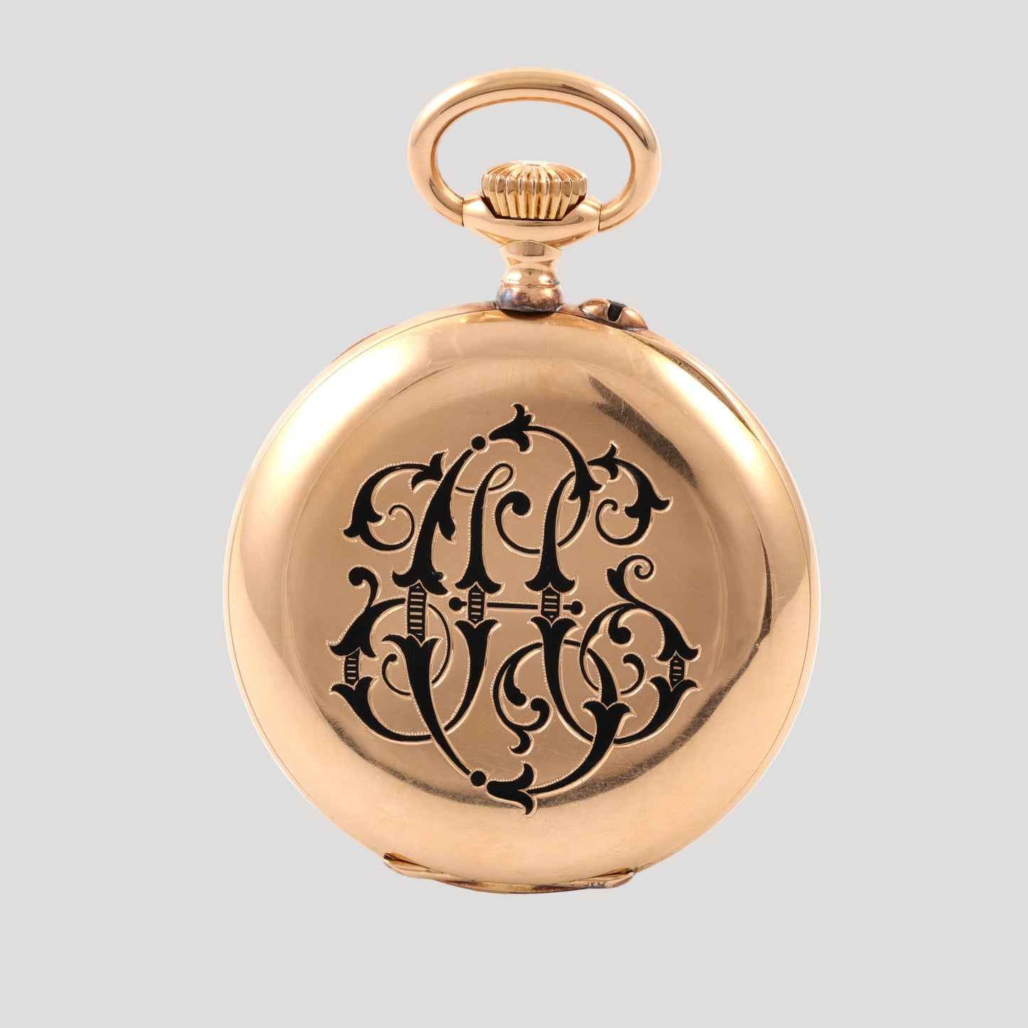 Maison Chavin Massive Rose Gold Pocket Watch, ca 1880-1890