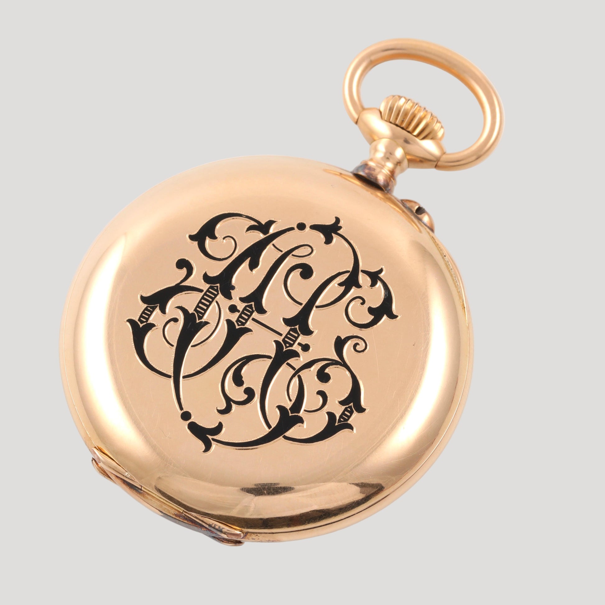 Maison Chavin Massive Rose Gold Pocket Watch, ca 1880-1890