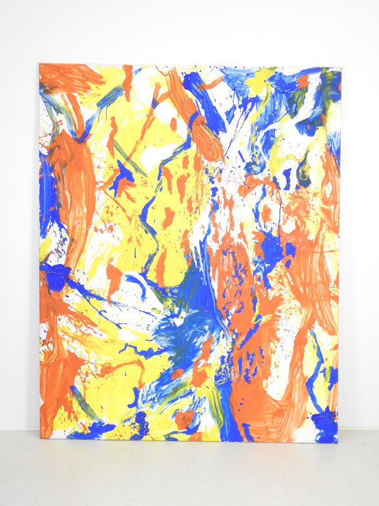 Michael KREUTER (1940-2022), Abstraction Important Large Modern Painting