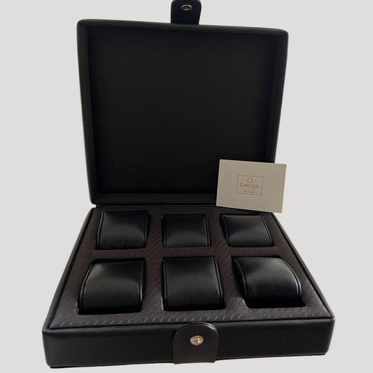 Omega 6 watches Rare Box / Boîte / Scatola /Schachtel with outer box
