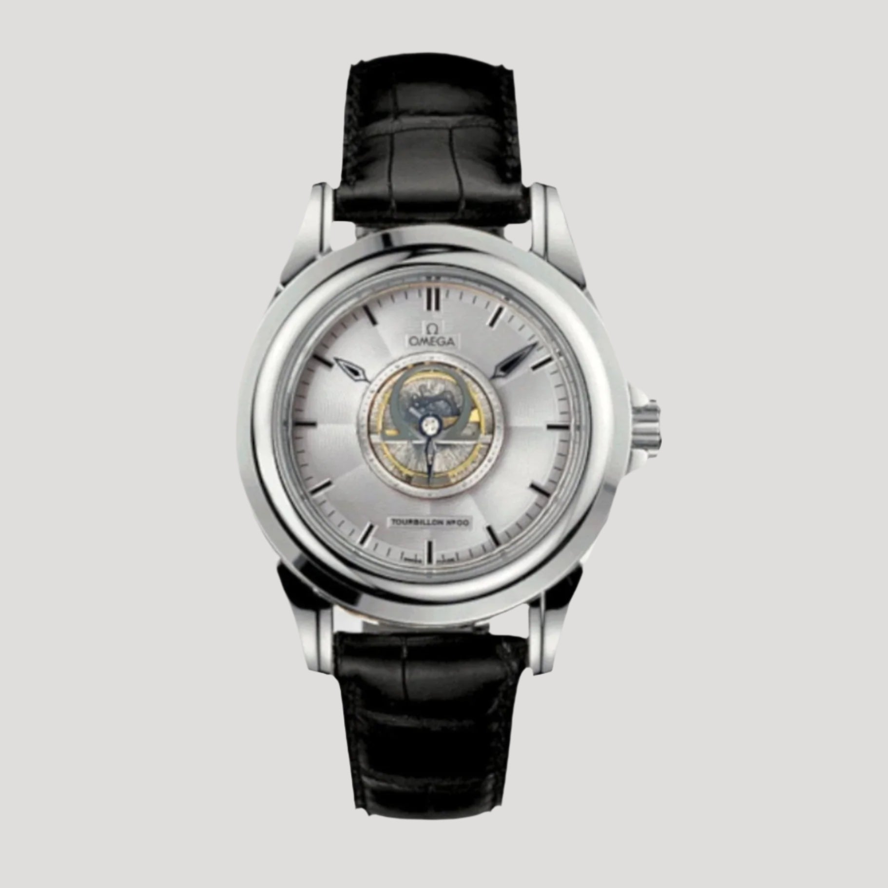Omega De Ville Central Tourbillon Platinum Ref. 5943.40.31