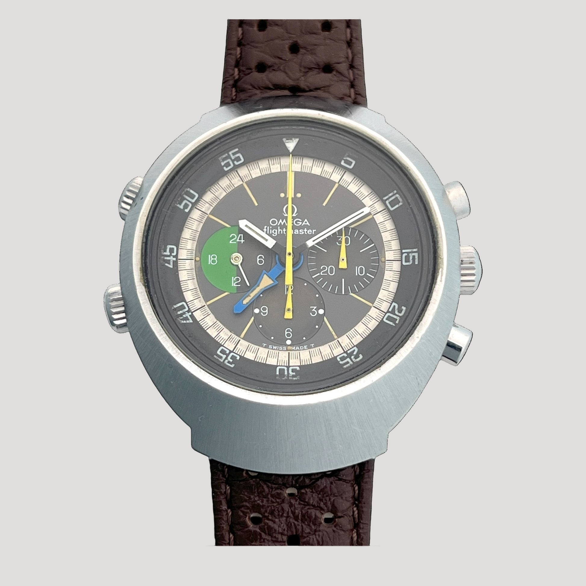 Omega Flightmaster Ref. 145.036/145.013, 43mm Vintage Chronograph 1971