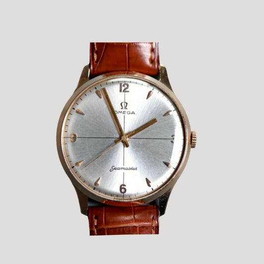 Omega Seamaster 18k Gold Vintage