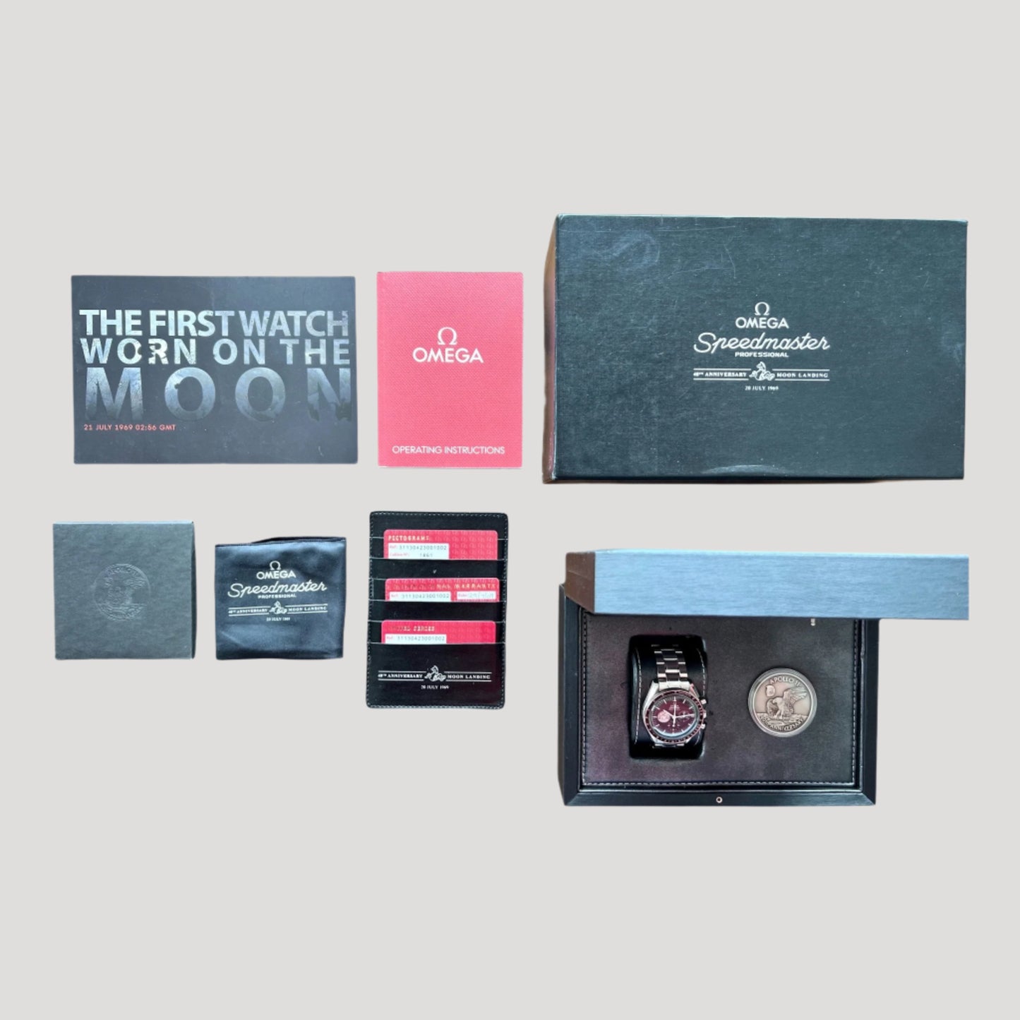 Omega Speedmaster Apollo XI Ltd Edition 40th Anniversary Moon Landing, Ref. 311.30.42.30.01.002
