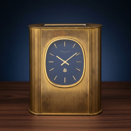 PATEK PHILIPPE Elipse Desk Clock Rare 1980'