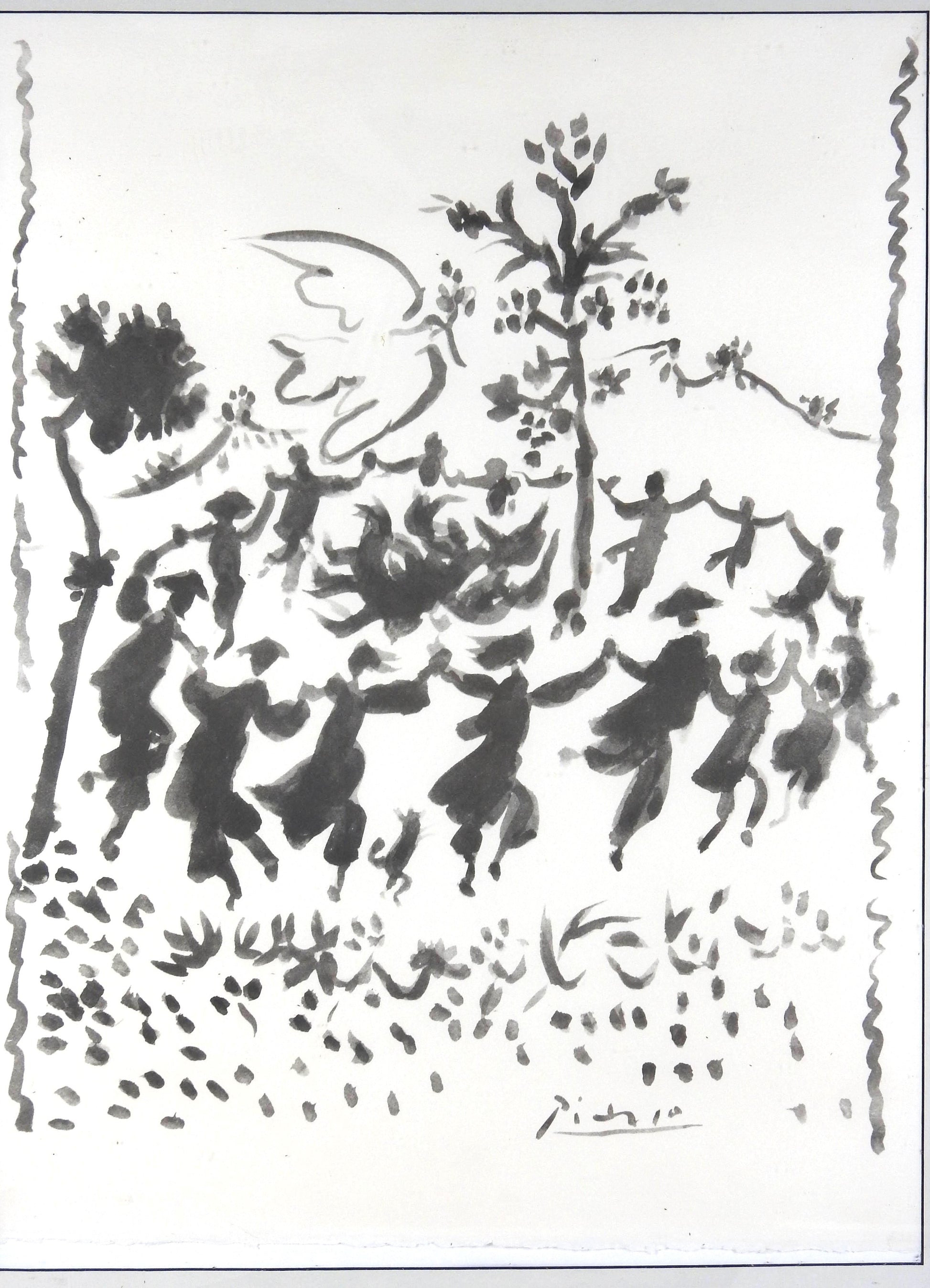 Pablo Picasso, Danse pour la Paix. Lithography