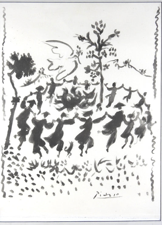 Pablo Picasso, Danse pour la Paix. Lithography