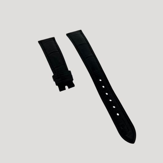 Patek Black Croco Leather Band