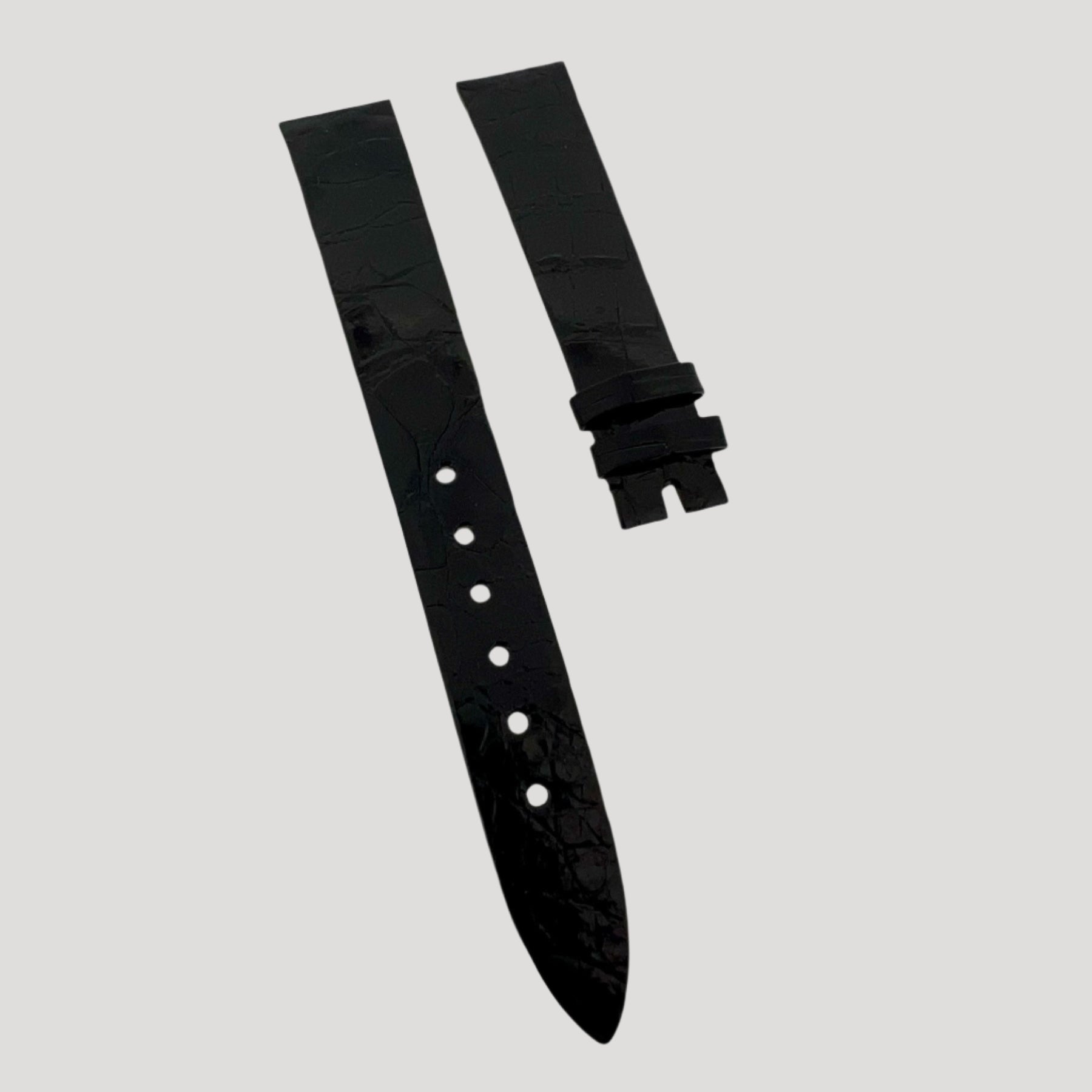 Patek Philippe New Black Croco Band / Bracelet / Strap 16/14 mm