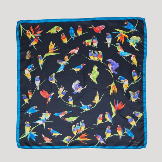 Patek Philippe 'Le Papillon' New Silk Scarf/ Schal/ Echarpe in its Patek box