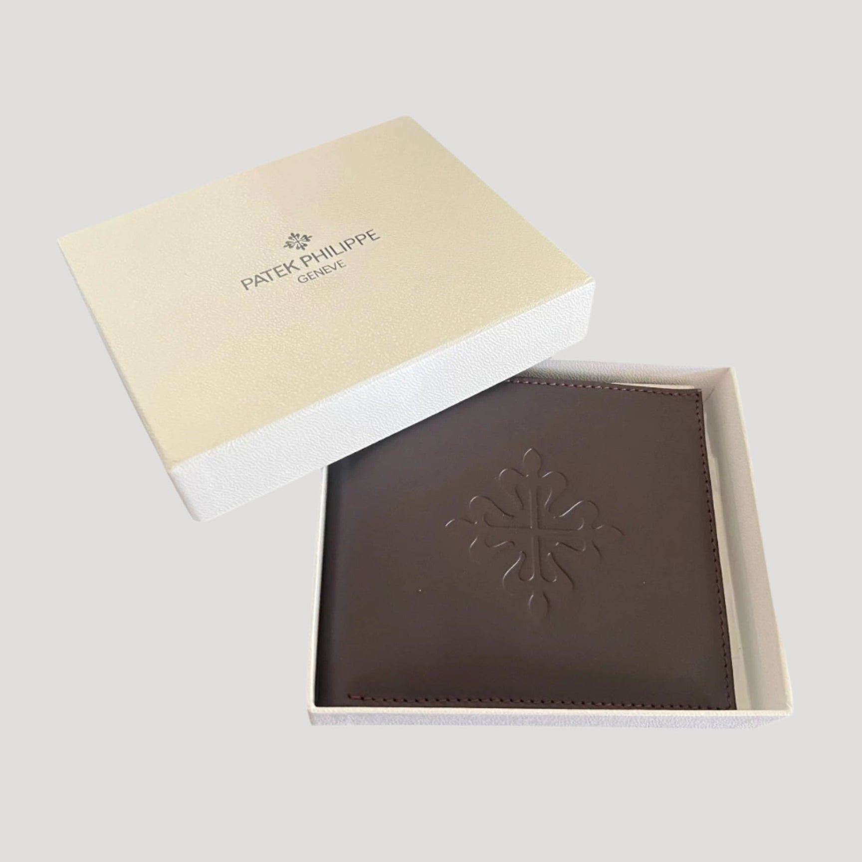 Patek Philippe NOS Vintage Burgundy Leather Wallet/ Portemonnaie/Portefeuille 