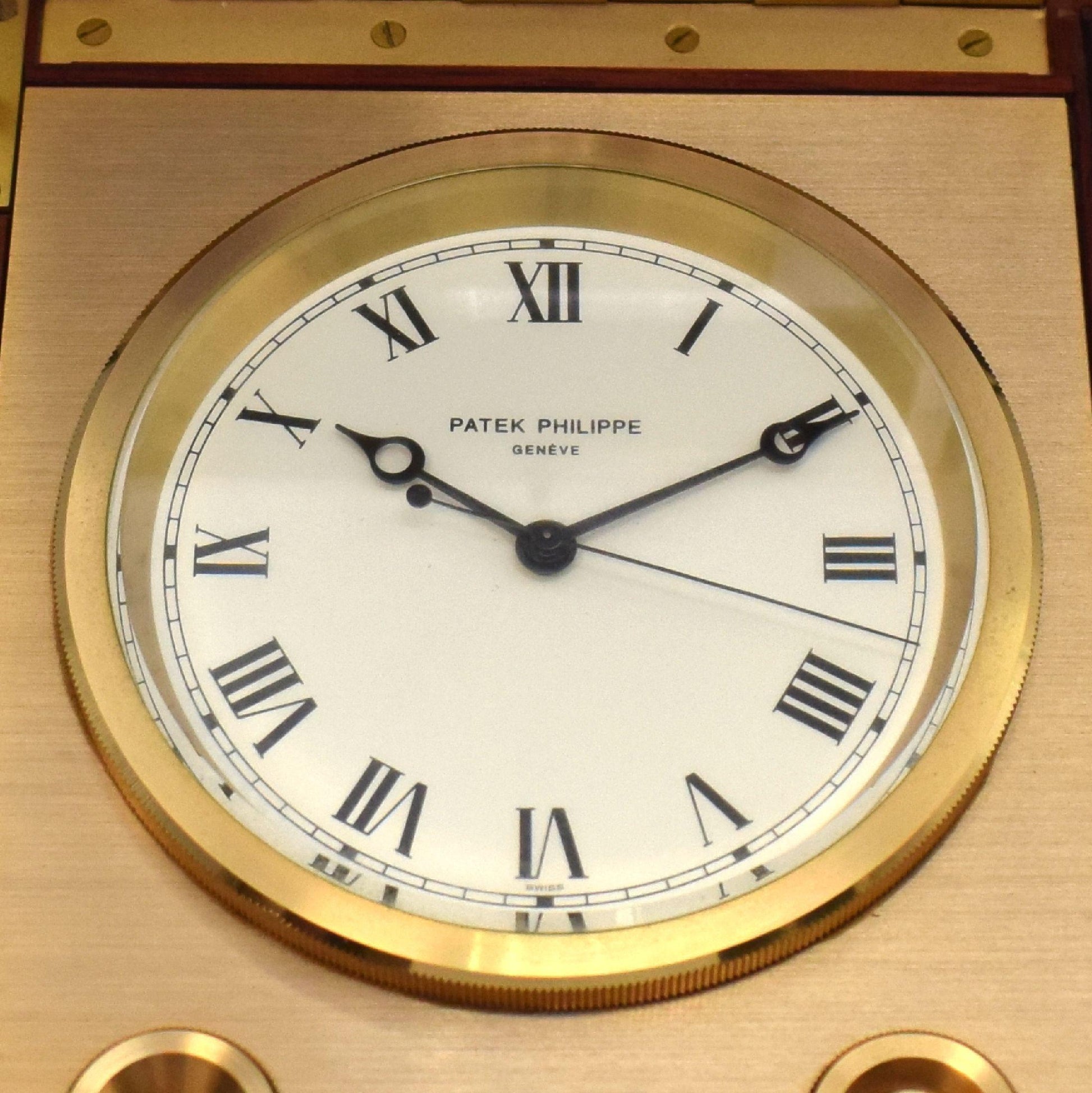 Patek Philippe Naviquartz Table Clock / Uhr / Horloge R