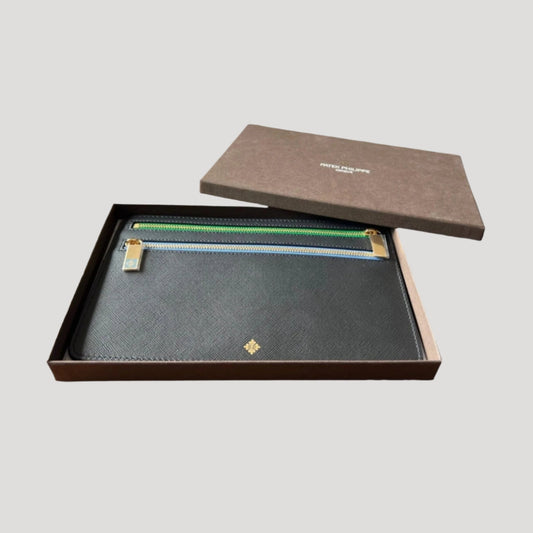 Patek Philippe New Big Leather Wallet/ Portemonnaie/Portefeuille/port documents