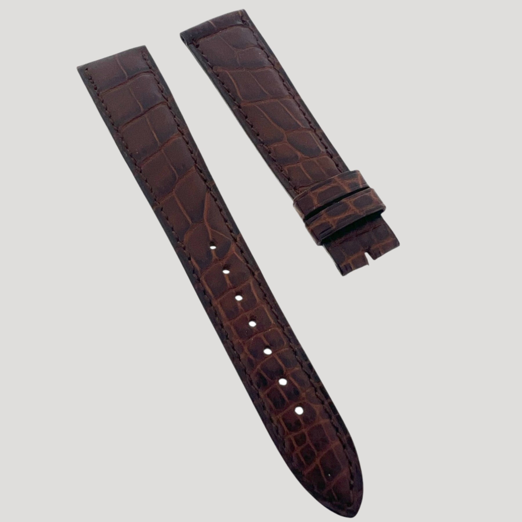 Patek Philippe New Brown Croco Matte Band / Bracelet / Strap 18/14 mm