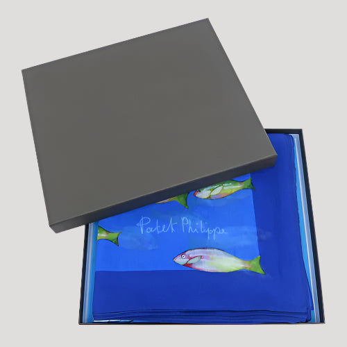 Patek Philippe New Cotton & Silk Scarf/ Schal/ Echarpe in its Patek box