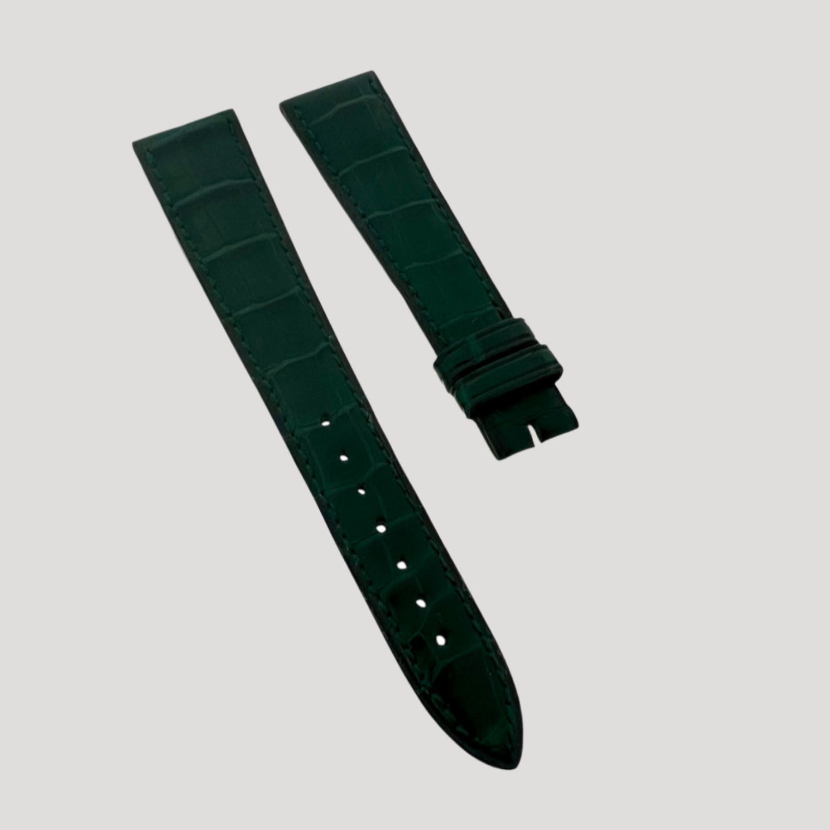 Patek Philippe New Green Croco Matte Band / Bracelet / Strap 18/14 mm