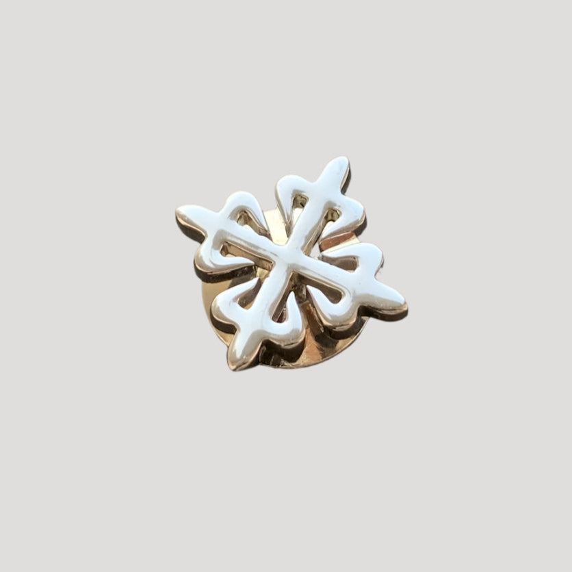 Patek Philippe New Silver Calatrava Cross Pin