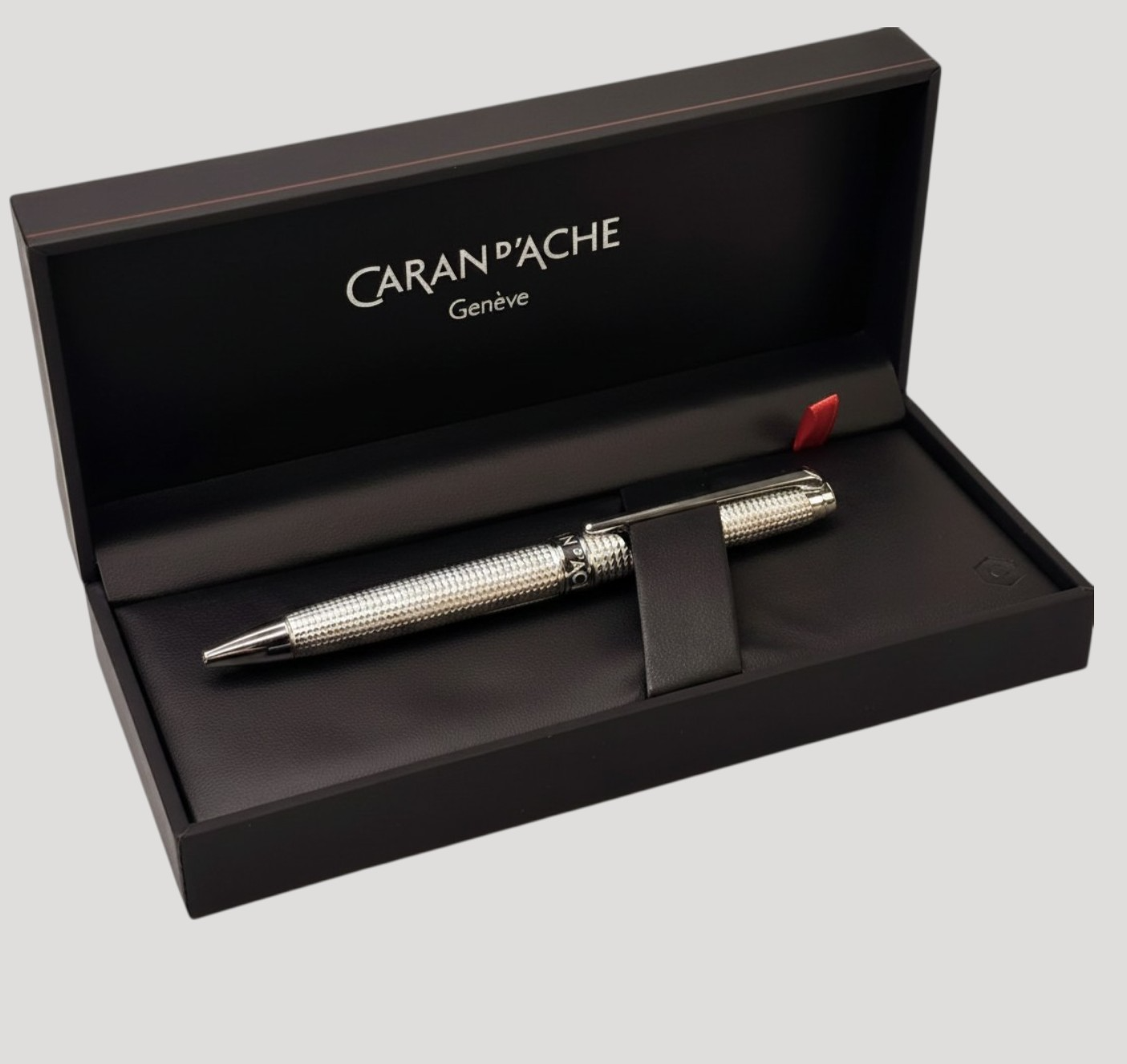 Patek Philippe New Silver Color Guilloché Ballpoint Stylo / Pen by Caran d'Ache