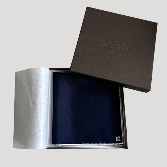 Patek Philippe New York 2017 Commemorative Gentleman's Silk Pocket Square with Original Box