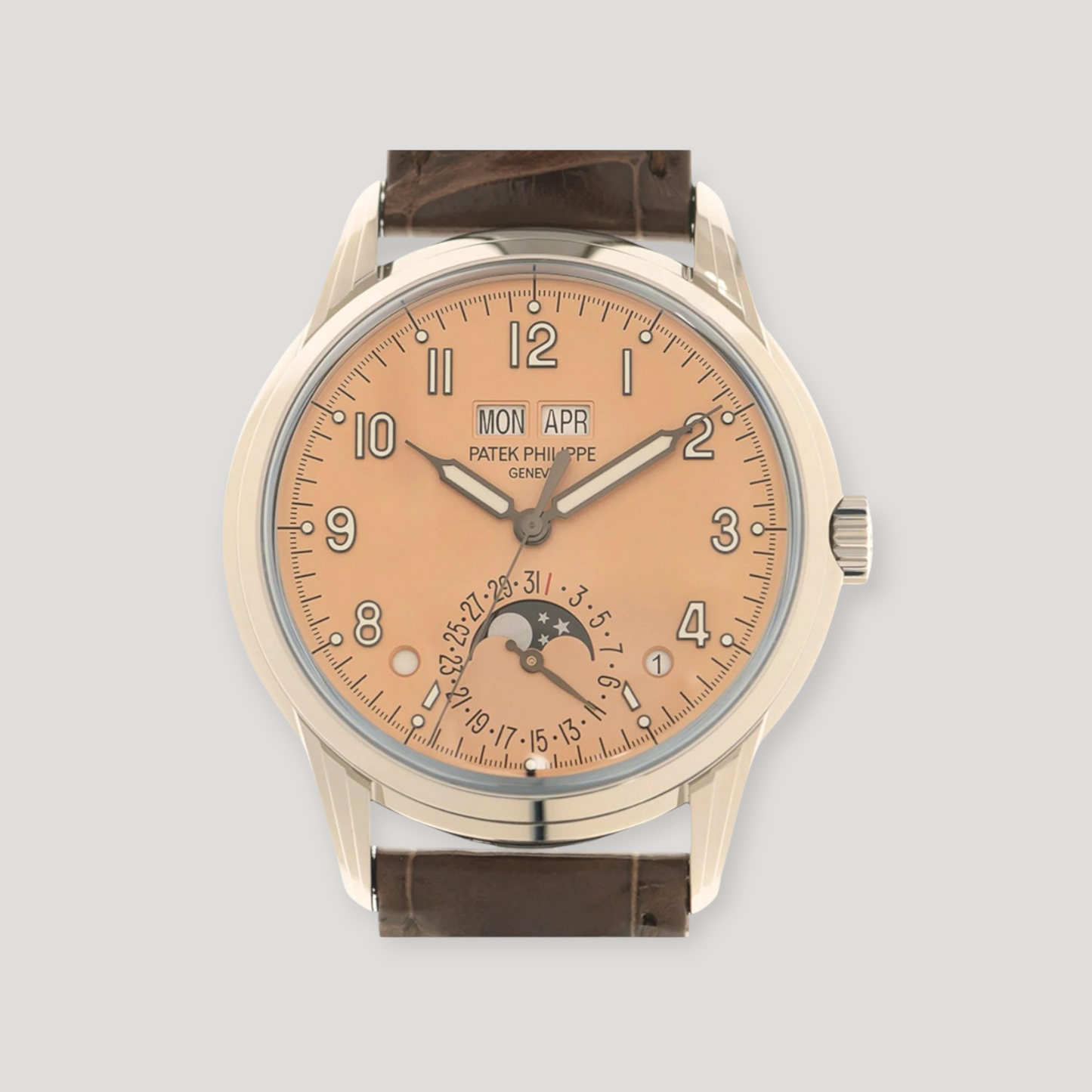 Patek Philippe Perpetual Calendar Salmon Dial Grand Complication 5320G-011 New Full Set