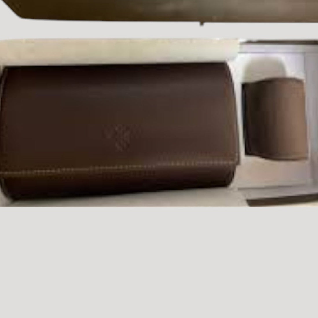 Patek Philippe Rare New Wood & Leather Travel Pouch Box for 2 watches