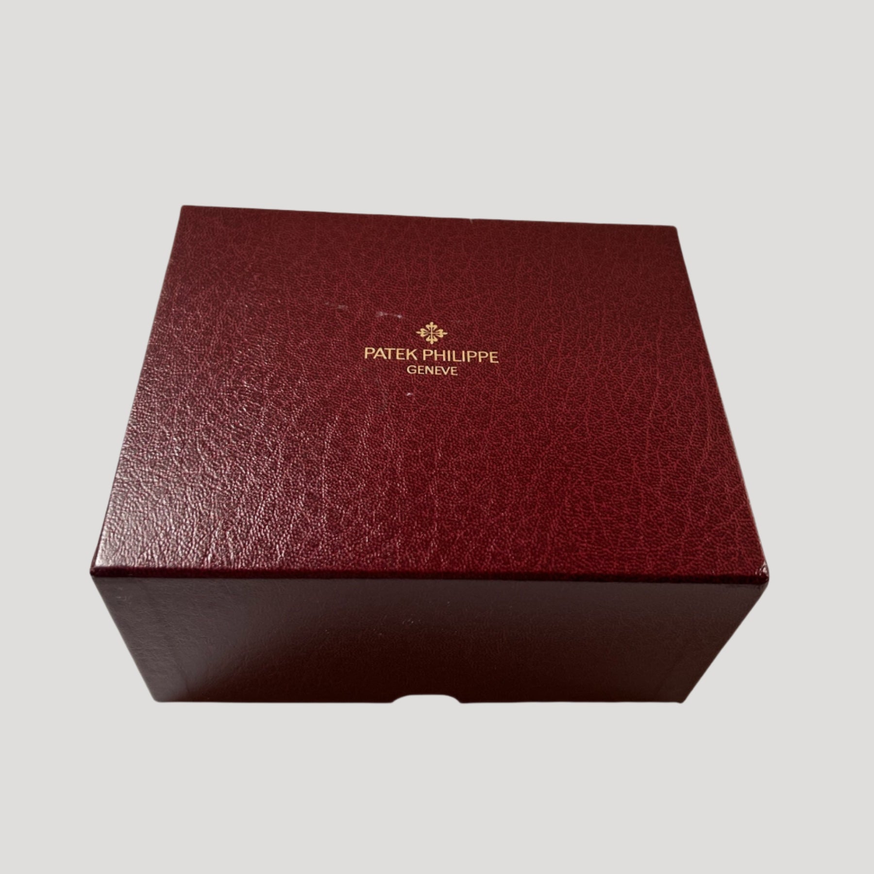 Patek Philippe Very Rare Vintage Grande Complication.Padellone’ 3448 wooden Box boîte / scatola / uhrenbox & 18k Gold Pin