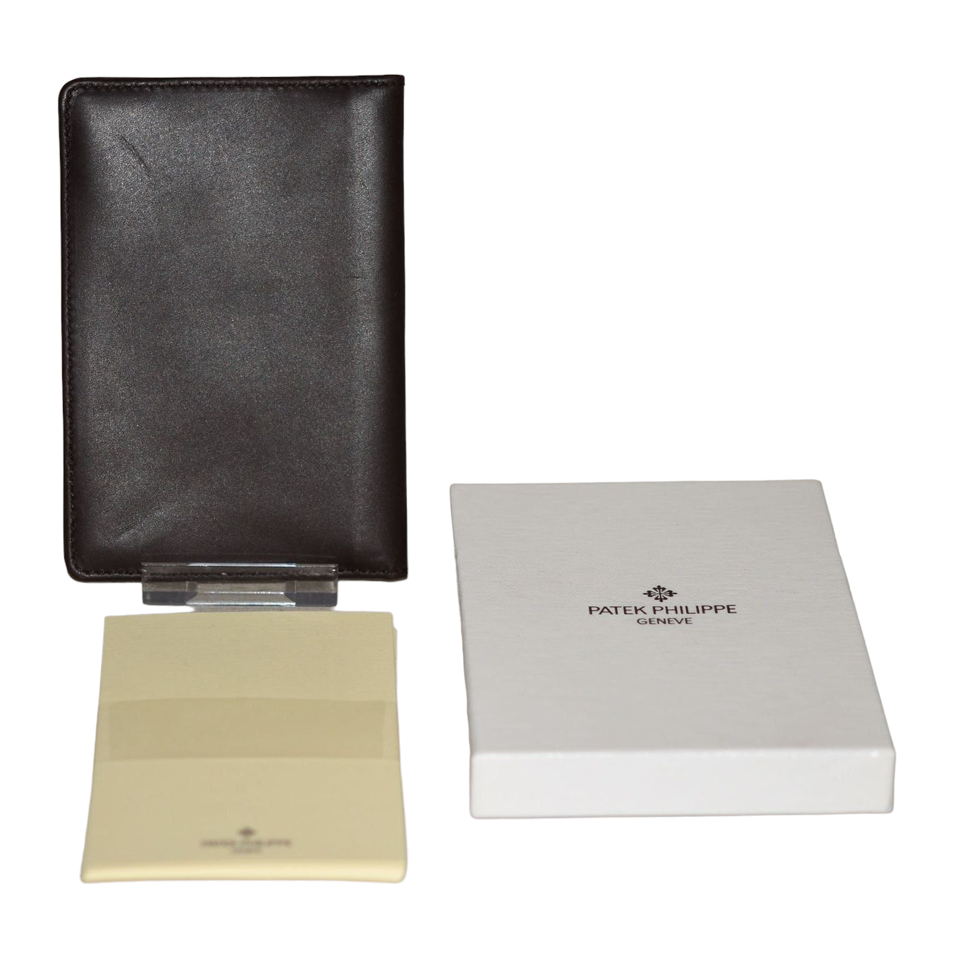 Patek Philippe leather notebook in its original Patek box
