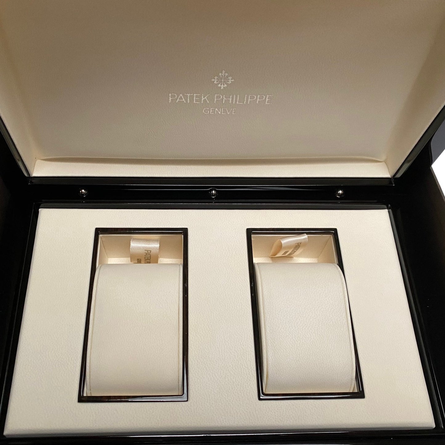 Patek Philippe wooden box for 2 watches