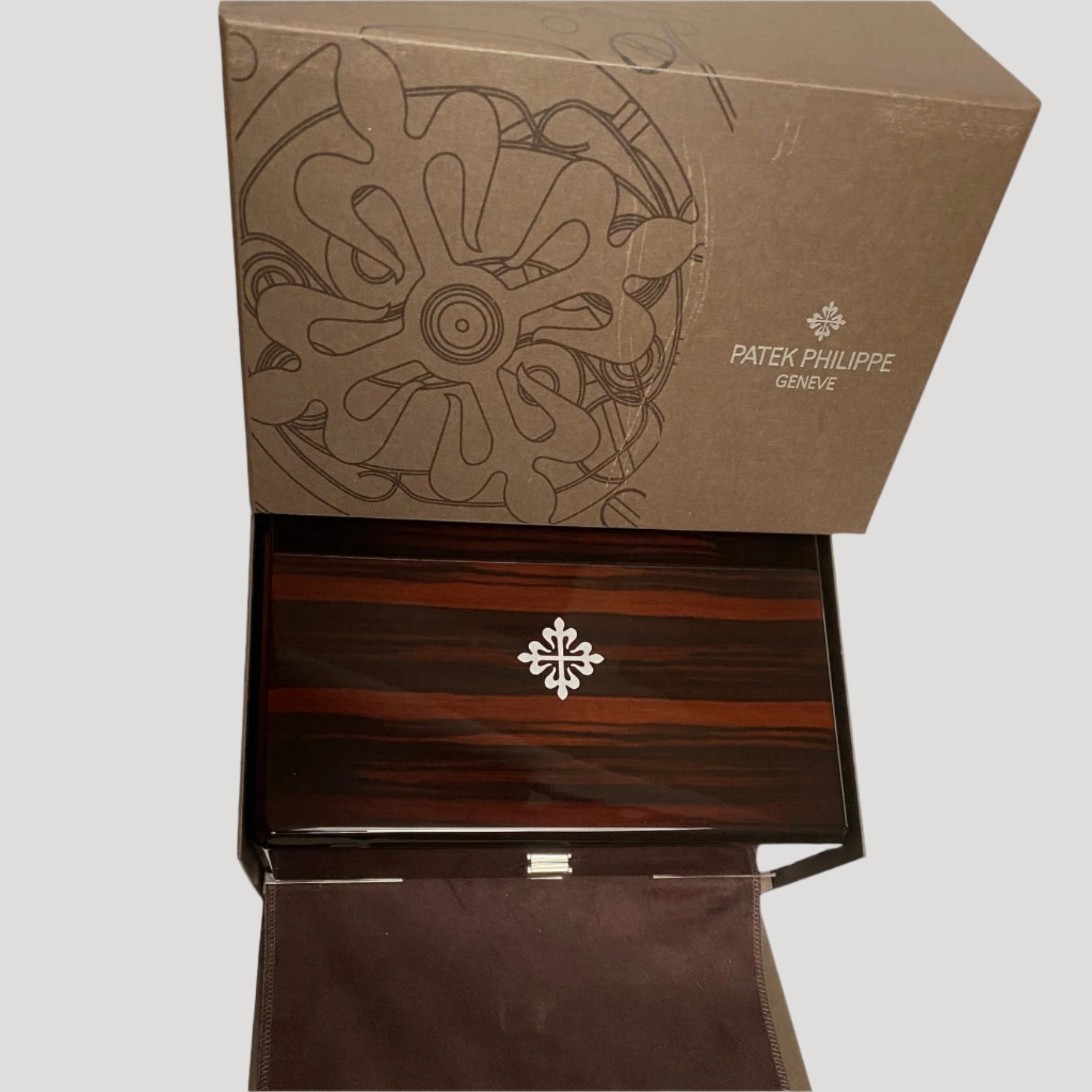 Patek Philippe wooden box for 2 watches