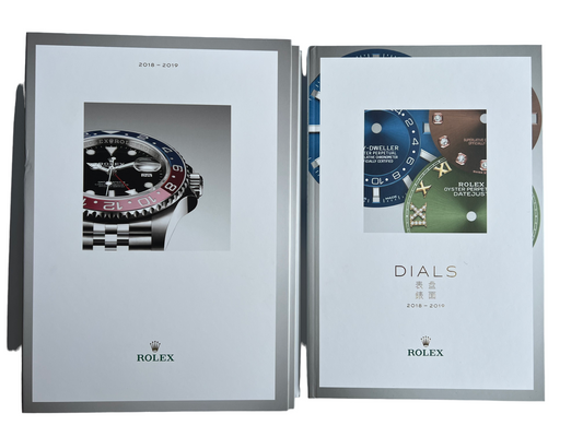 Rolex Retailer Official Complete Catalogue 2 Books for Dials, Bracelets, All References New