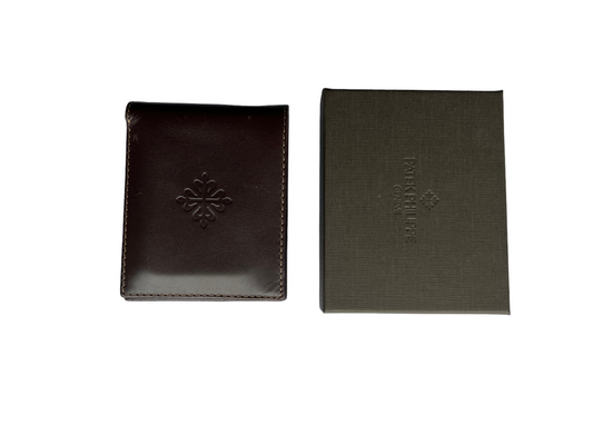 Patek Philippe Brown Leather Wallet / Portemonnaie /Geldbeutel with its original box