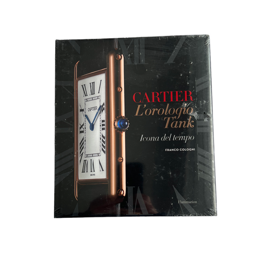 Cartier L'Oorologio Tank Large Hardcover Book / Libro in Italian NEW with protective film