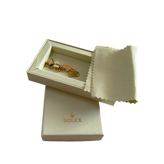 Rolex Crown Jewellery for Phone or Bag in its box with Rolex cleaning tissue