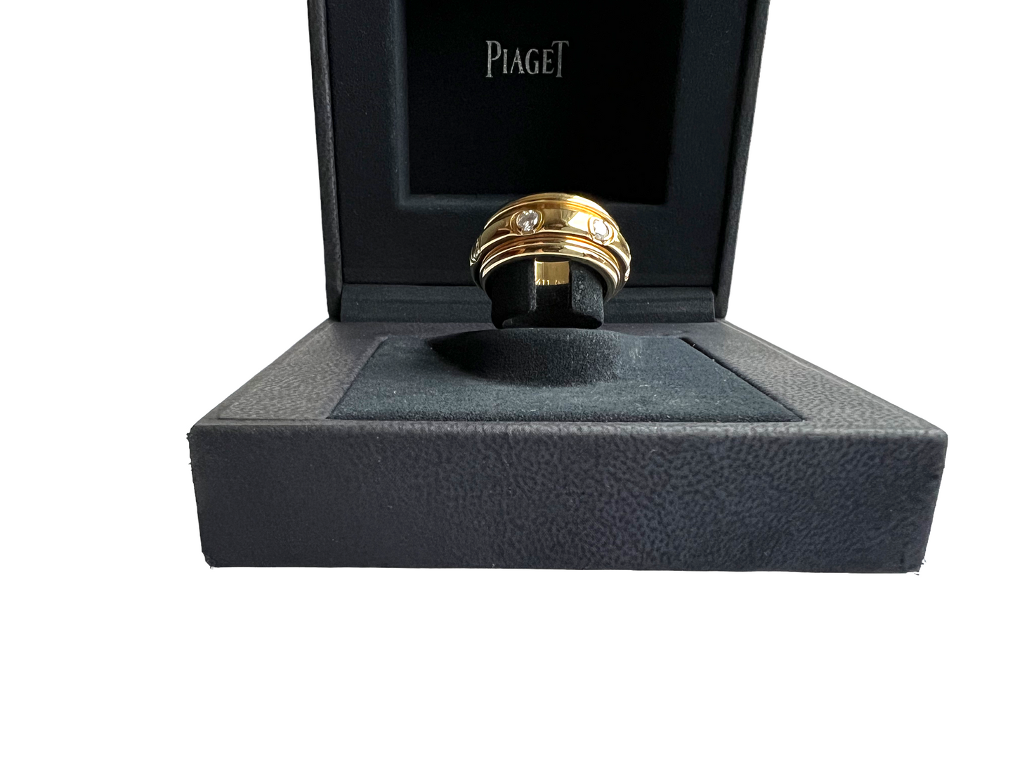 Piaget 18k Gold Ring- Alliance set with diamonds