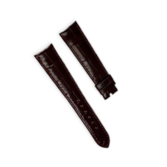 Audemars Piguet New Burgundy Croco Leather Bracelet/Band/Strap 20 mm