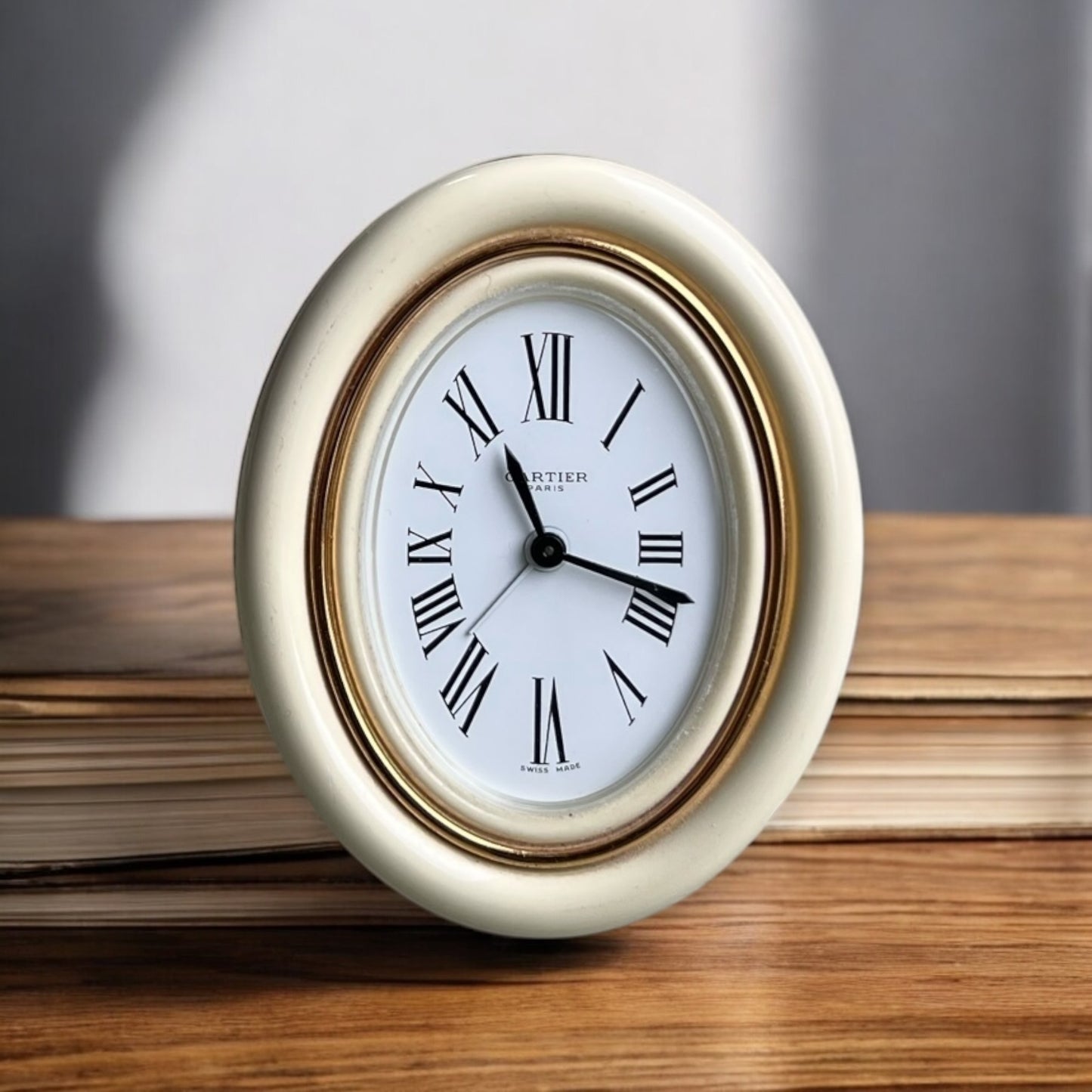 Cartier Alarm Table Clock/ Pendulette 1980s