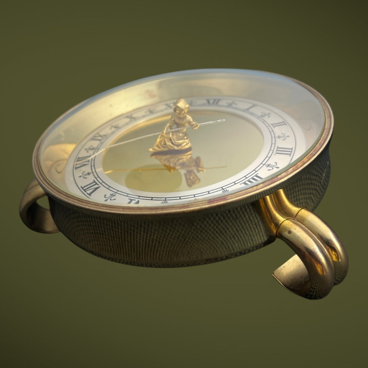 Gubelin Philosophers Large Mystery Clock / Horloge Circa 1950 Rare