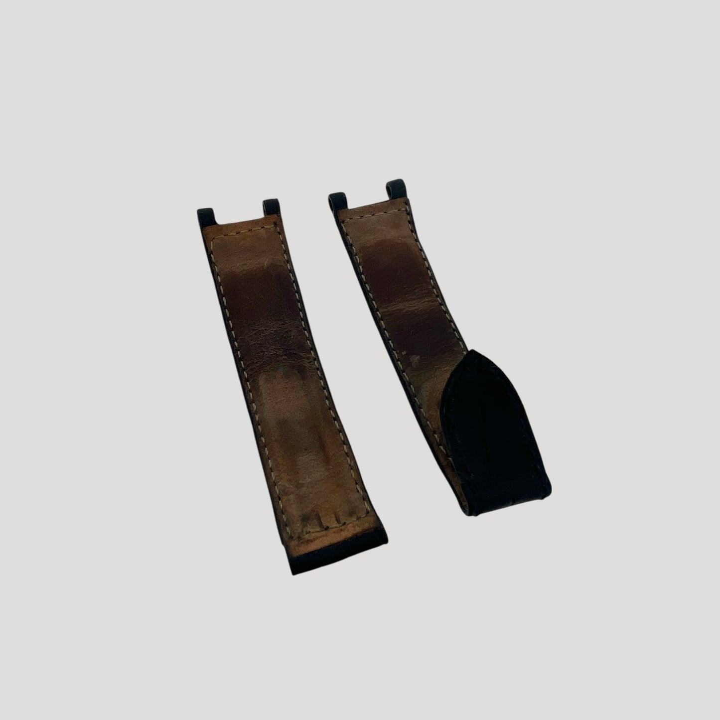 Cartier Pasha Black Croco Leather Bracelet Band