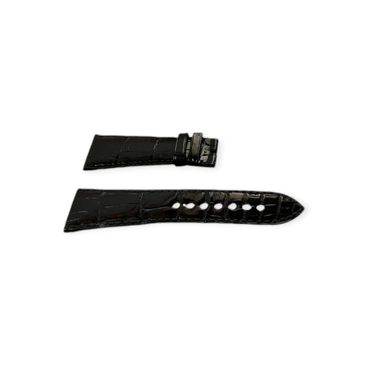 Cartier New Black Croco Leather Bracelet/Band/Strap 28 mm