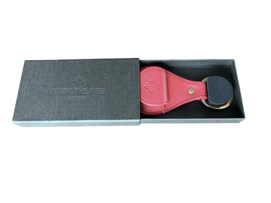 Patek Philippe New Rare’ Red Leather Key Holder / Porte clé /Schlüsselhalter NEW in its original Patek box