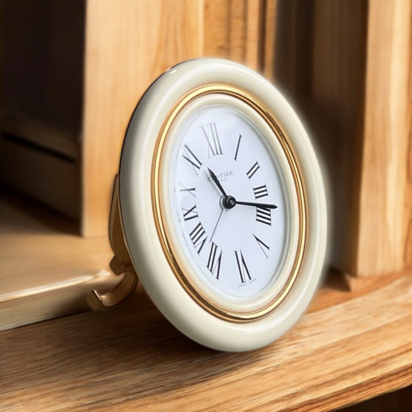 Cartier Alarm Table Clock/ Pendulette 1980s