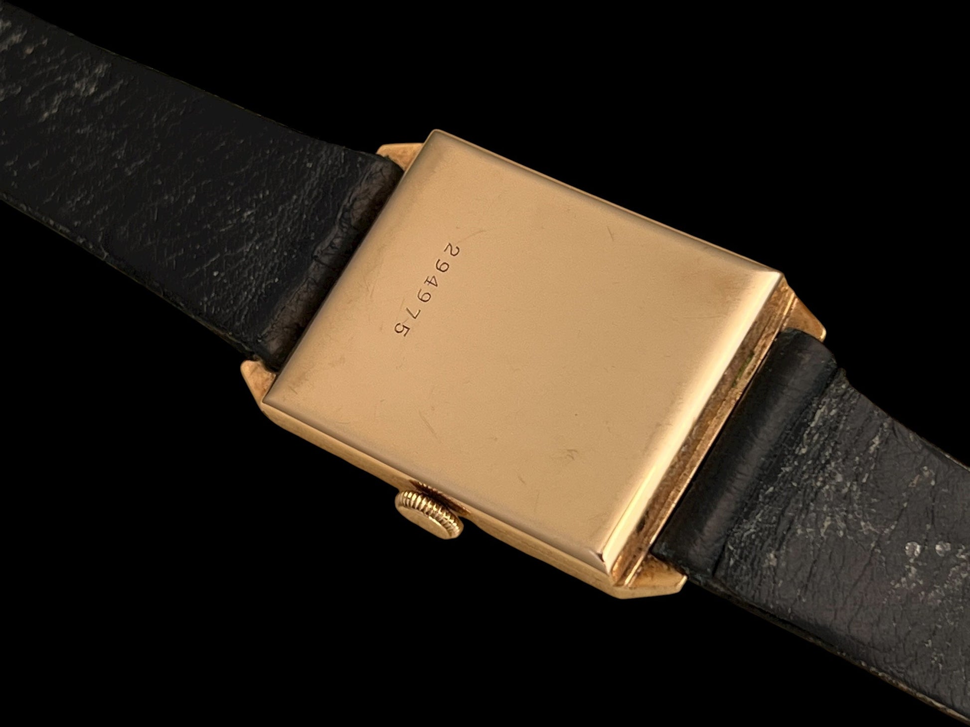 Zenith Art Deco Vintage Gold Tank Watch 1939' Ref.2532