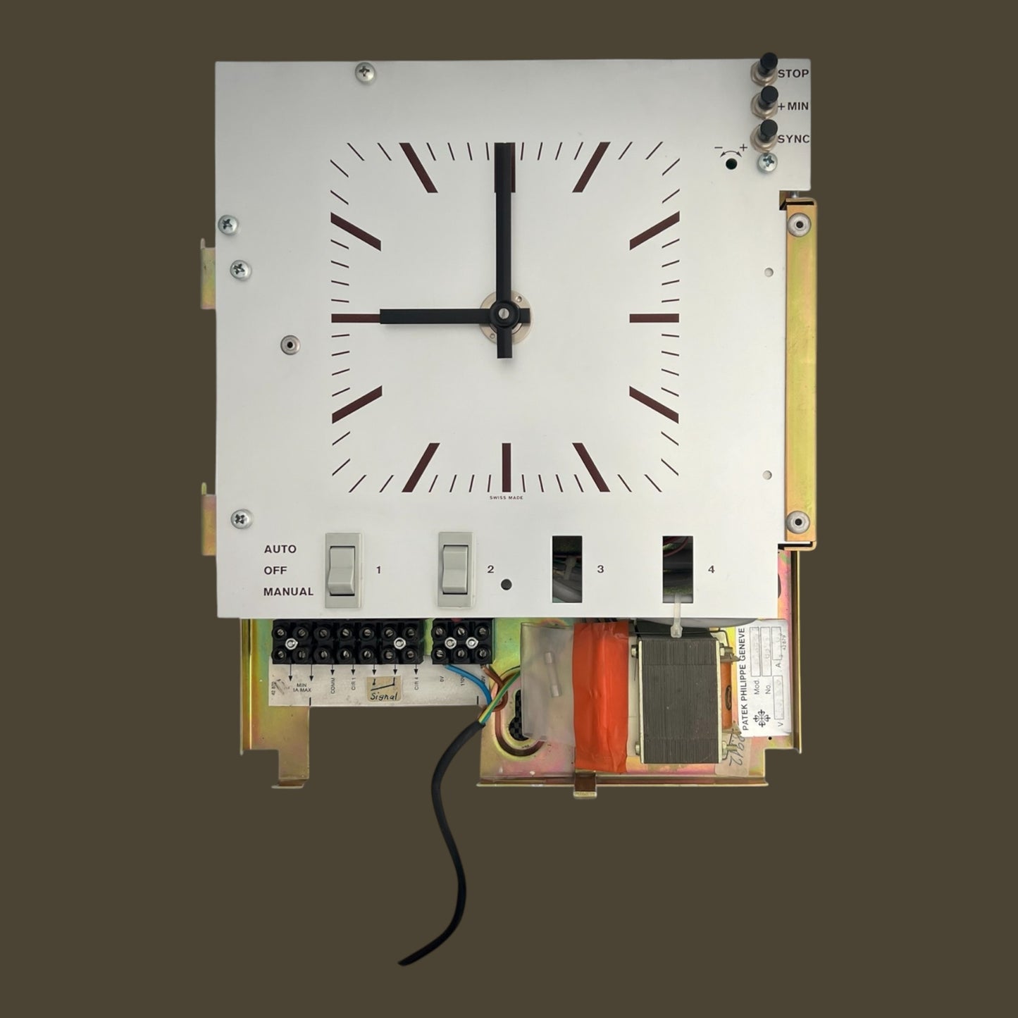 Patek Philippe Electric Wall Clock / Horlog Murale /Wanduhr 1970' Rare