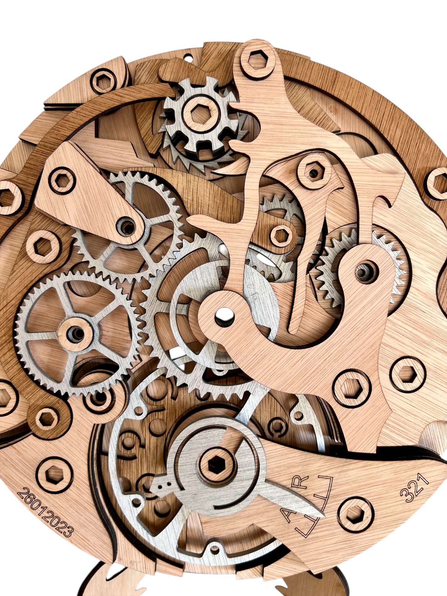 Magnificent Wooden reproduction Omega 321 Caliber